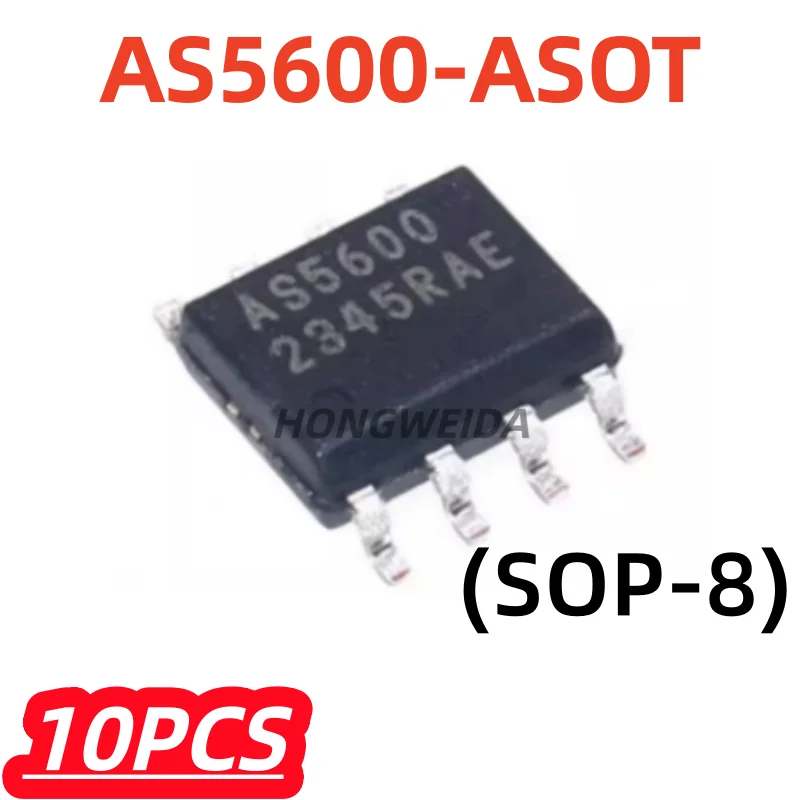 10Pcs/lot 100% New AS5600-ASOT SMD SOP8 Original Magnetic Rotation Position Sensor