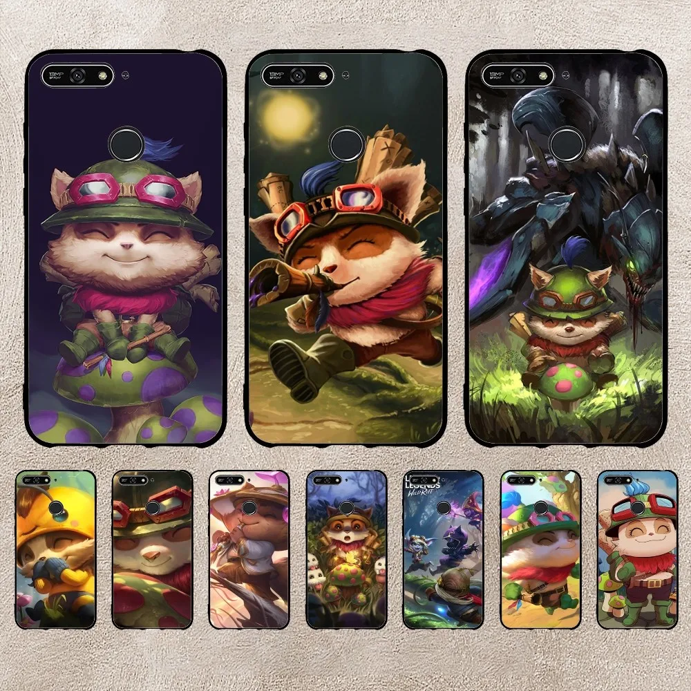 Чехол для телефона League of Legends Teemo для Xiaomi 11 Redmi Note 11 5G 8T 9A 9 10T Note8Pro Note9 12 черный чехол