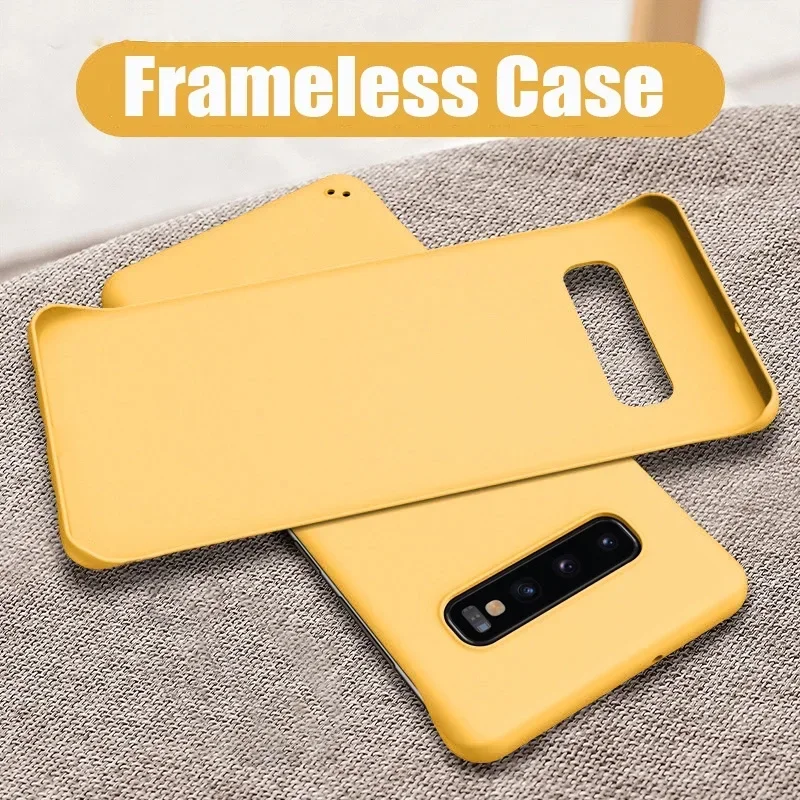 Slim Frameless Phone Case For Samsung Galaxy S25 S24 S23 S22 S21 S20 FE S10 Note 10 Plus 20 Ultra Hard Plastic Matte Back Cover image 3