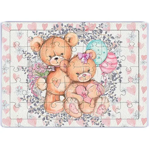 King Of Puzzle Bears Wooden Puzzle 35 Piece (Xxxv-02)