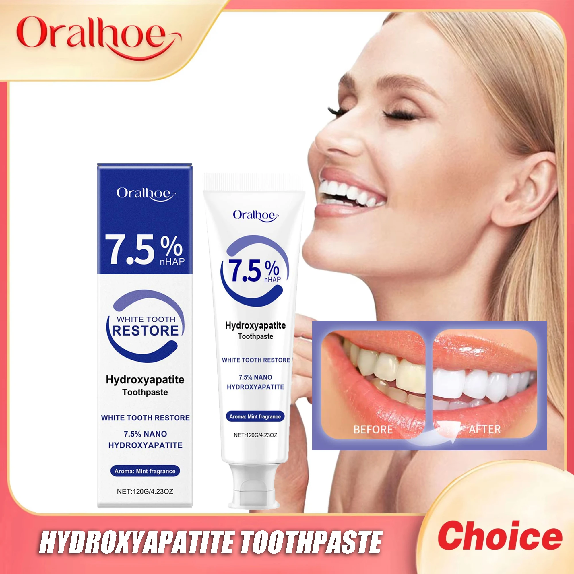 

Whitening Toothpaste Protect Tooth Enamel Removing Yellow Teeth Cleaning Tooth Long-Lasting Fresh Breath Bleaching Toothpaste