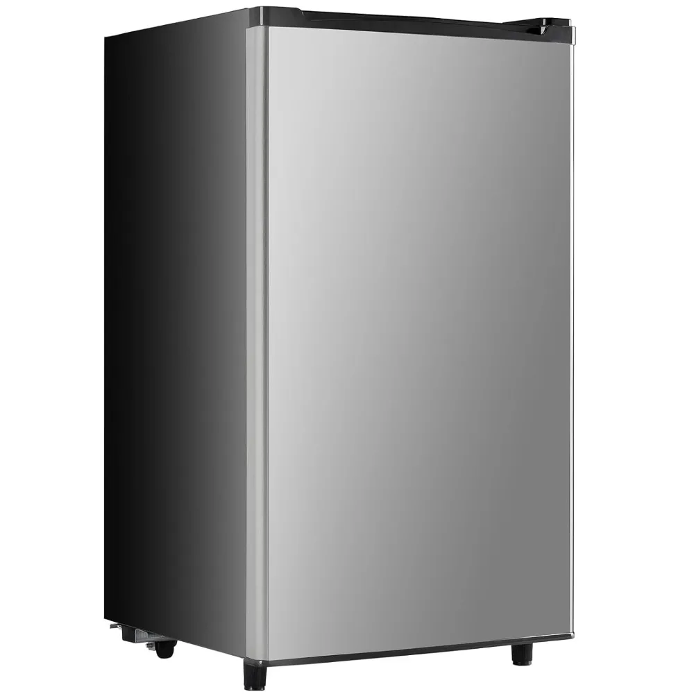 3.2Cu.Ft Mini Fridge with Freezer Small Refrigerator Single Door Adjustable Thermostat Energy-efficient Low Noise,Compact Fridge