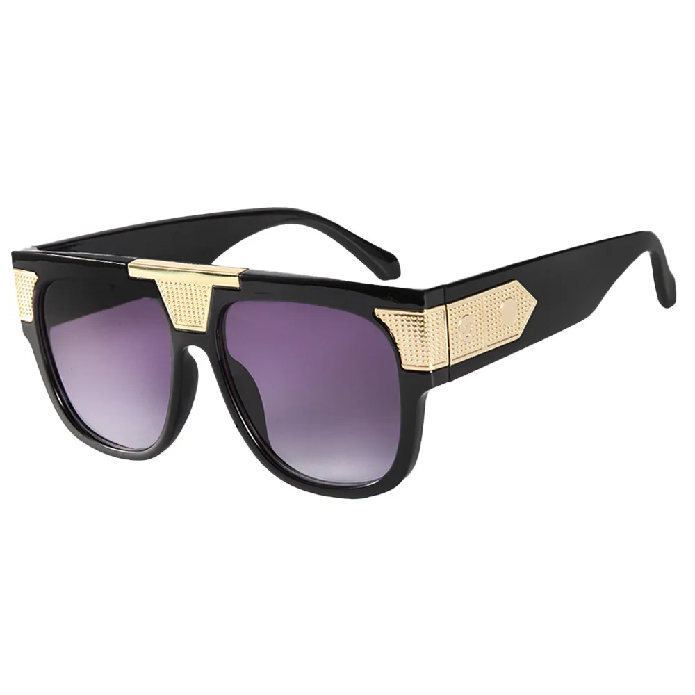 Ins New Retro Gradient Square Women Sunglasses 2025 Fashion Brand High Quality Metal Frame Design Trendy Men Sunglasses UV400