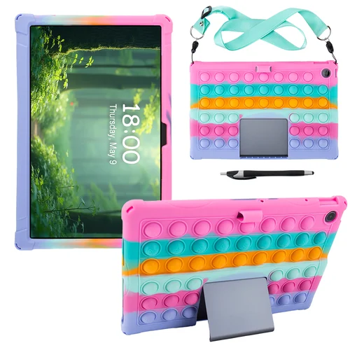 Para Lenovo Tab Plus TB351FU 11,5 funda a prueba de golpes para Xiaoxin Pad Studio 2024 11,5 funda con soporte Ajustable de silicona suave