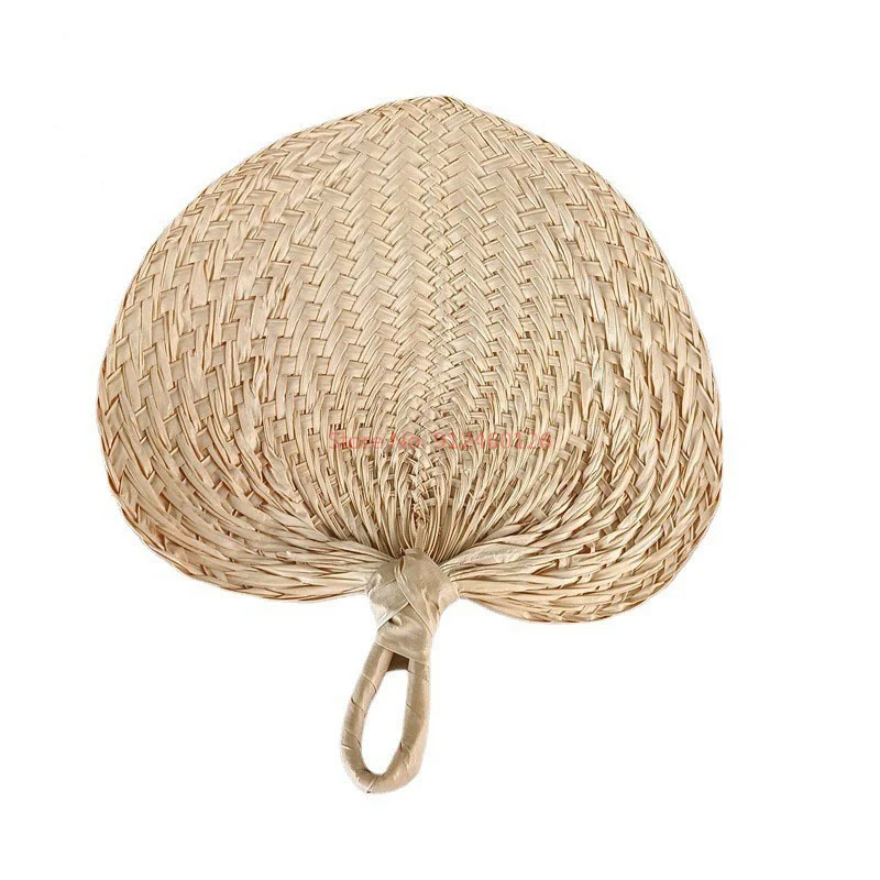 

Palm Leaf Braided Fan Summer Cooling Mosquito Repellent Hand Crank Fan Hand-braided Fan Farm Decorative Fan Children's Toys