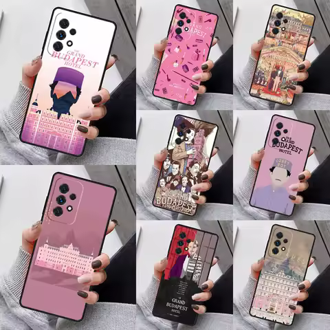 The Grand Budapest Hotel Phone Case For Samsung Galaxy S23 S21 S20 FE S24 S22 Ultra Note20 S10 S9 S8 Plus A40 A52 A12 A13 A53