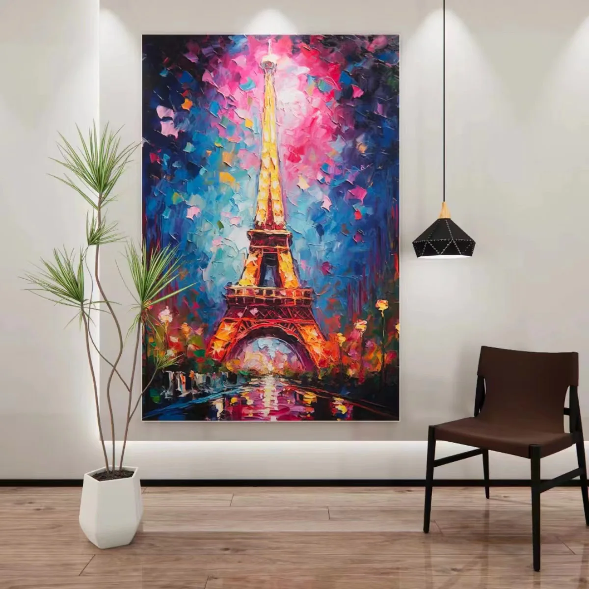 5D DIY Diamond Painting Eiffel Tower in Paris Cross Stitch Kits Diamond Mosaic Abstract Architecture Embroidery Home Decor Gifts