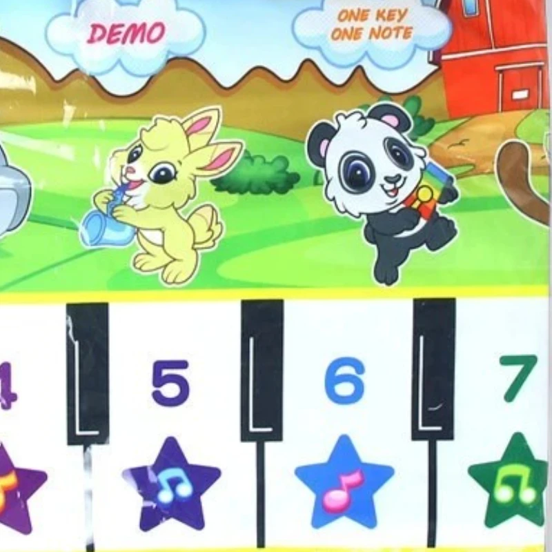 

Kids Music Mat Giant Piano Toy Soft Safe Material Sensory Training Holiday Christmas Gift