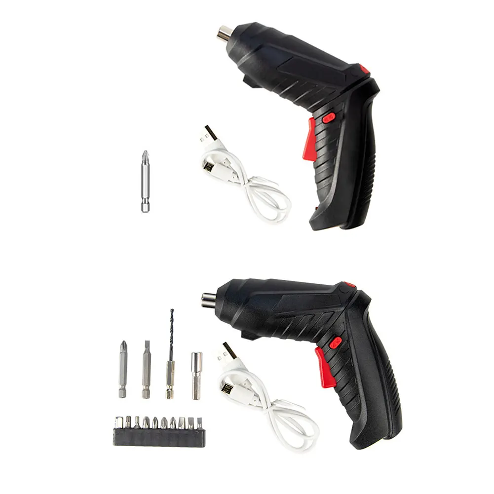 3.6V Electric Screw Driver Rechargeable Household Electric Drill LED Lighting Electric Power Screwdriver Set Portable Power Tool