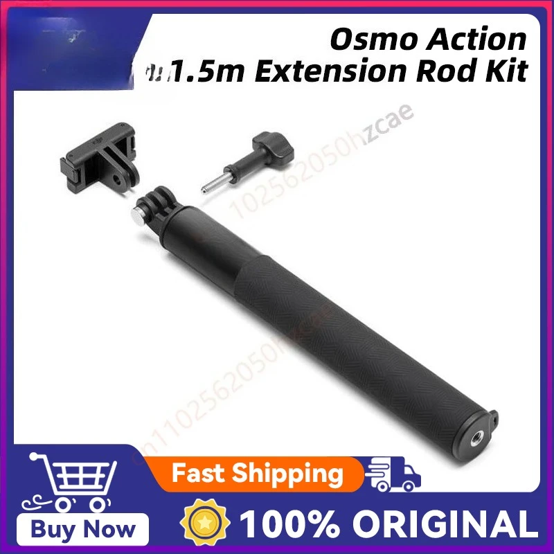

Б/У Удлинительный штатив 1.5м для DJI Osmo Action, оригинальный, компактный, удобный в использовании, с резьбовым отверстием 1/4 дюйма, для Osmo Action 5 Pro / Osmo Nano
