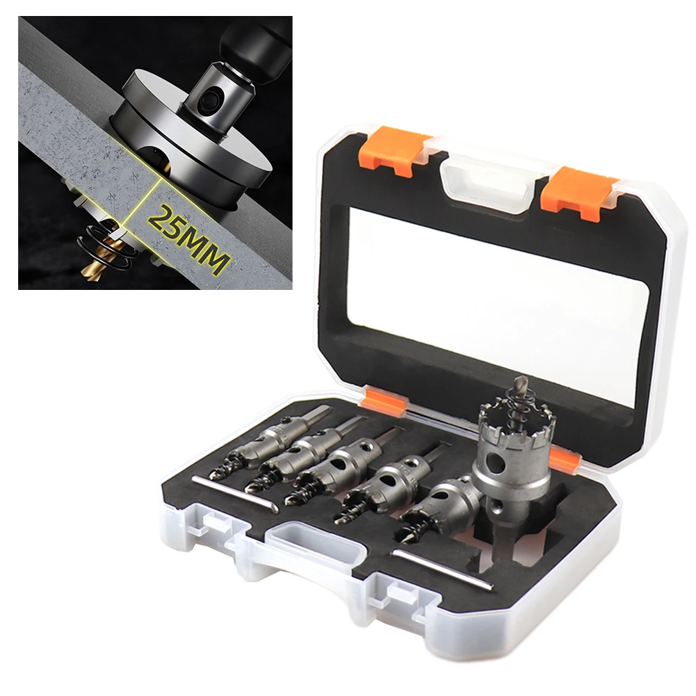 

For DIY Projects For Metalworking TCT Carbide Core Drill Bit Hexagonal Handle Design Long Service Life Rust-proof
