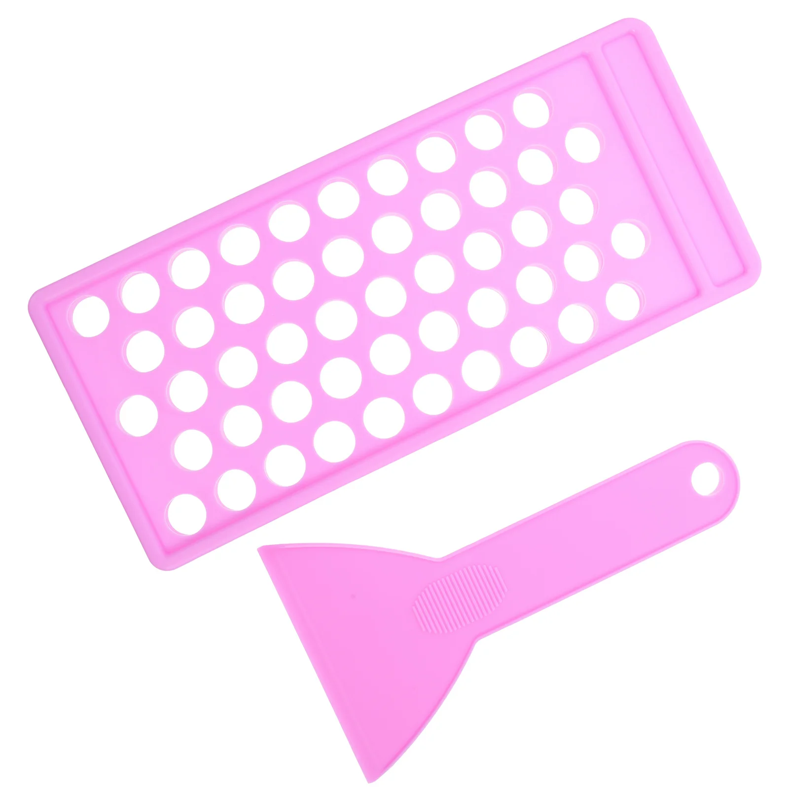 1 set vulbakje 50 gaten DIY balsem maakset mal voor lege tubes lipgloss knutselen lipbalsem verpakking gereedschap