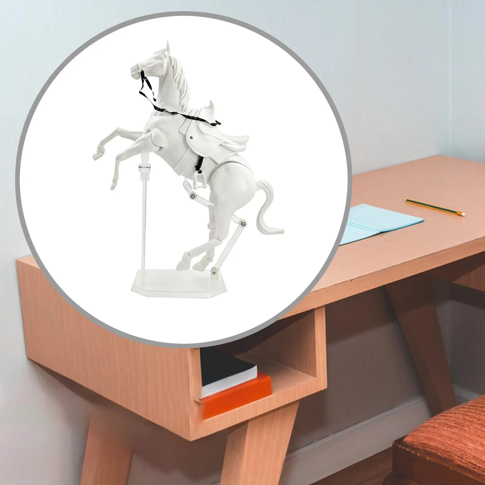 

Horse Action Figure Realistic Statue Collection Home Decor Farm Animal Model