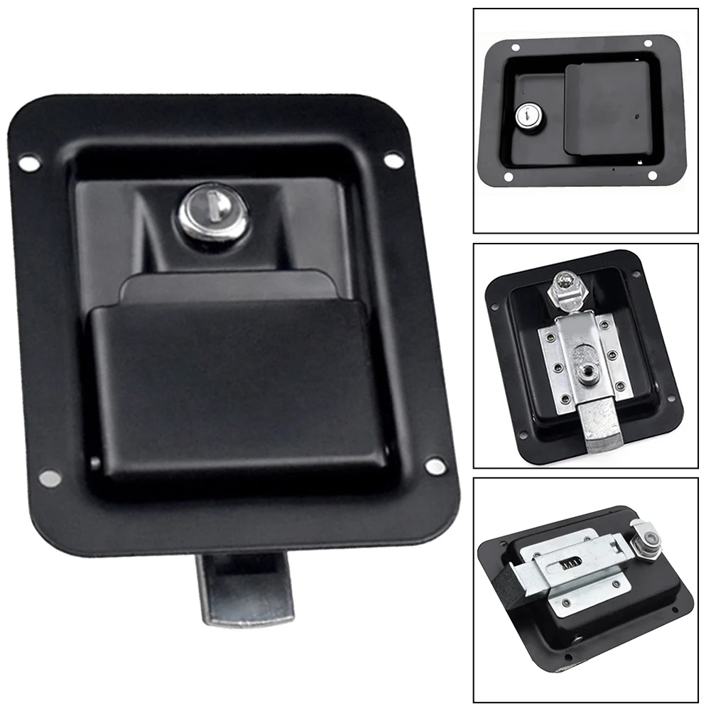 Large Paddle Latch Paddle Handle Lock Industrial Grade Weather Resistant Built-in Lock Mechanism Easy Installation For RV