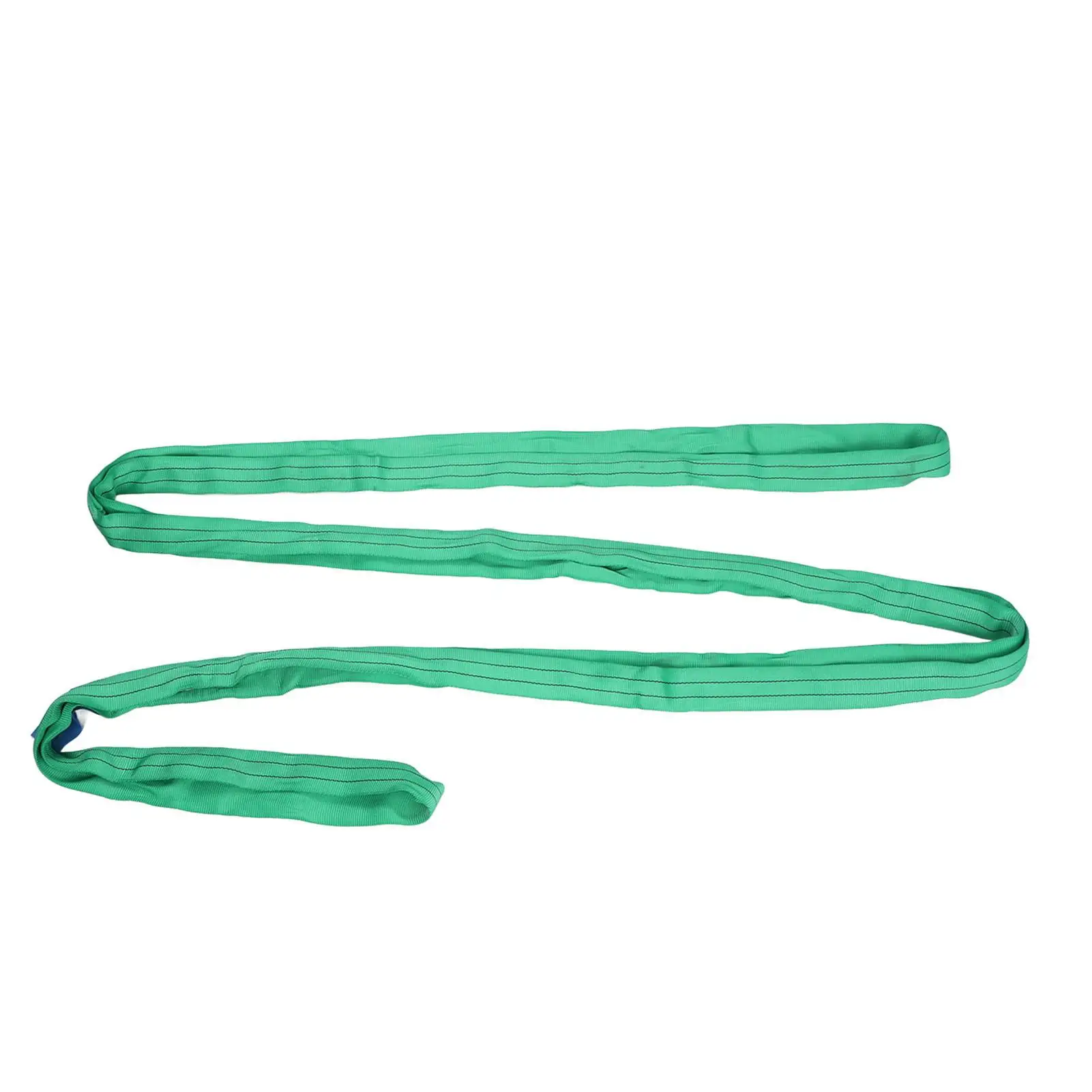 Durable Polyester Rigging Lifting Strap 4M Heavy Duty Reinforced Loop Sling for port Use