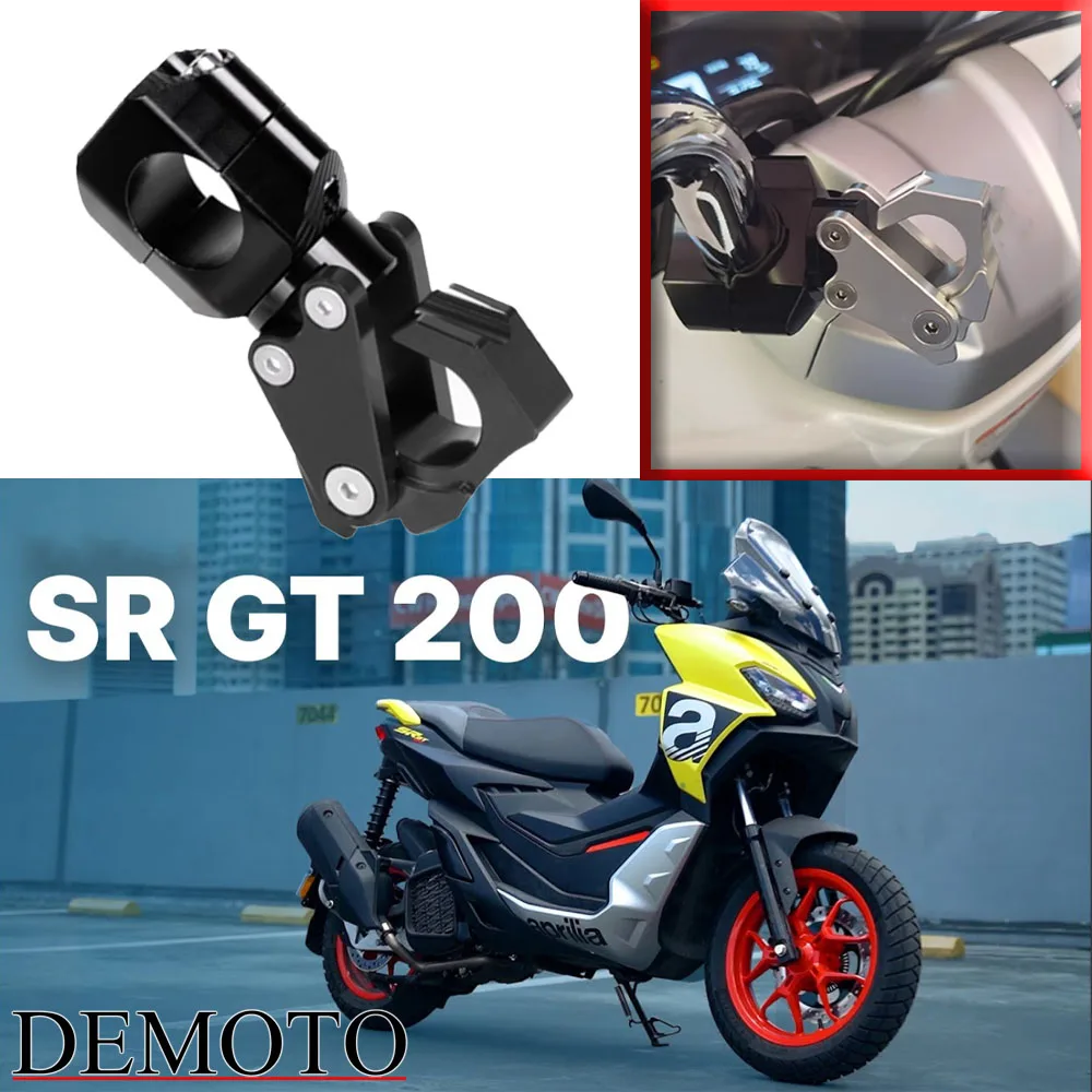 For Aprilia SR GT 200 sr200 gt Motorcycle Hook Helmet Holder Luggage Bag Bottle Hook Hanger Carry Holder Storage Hook