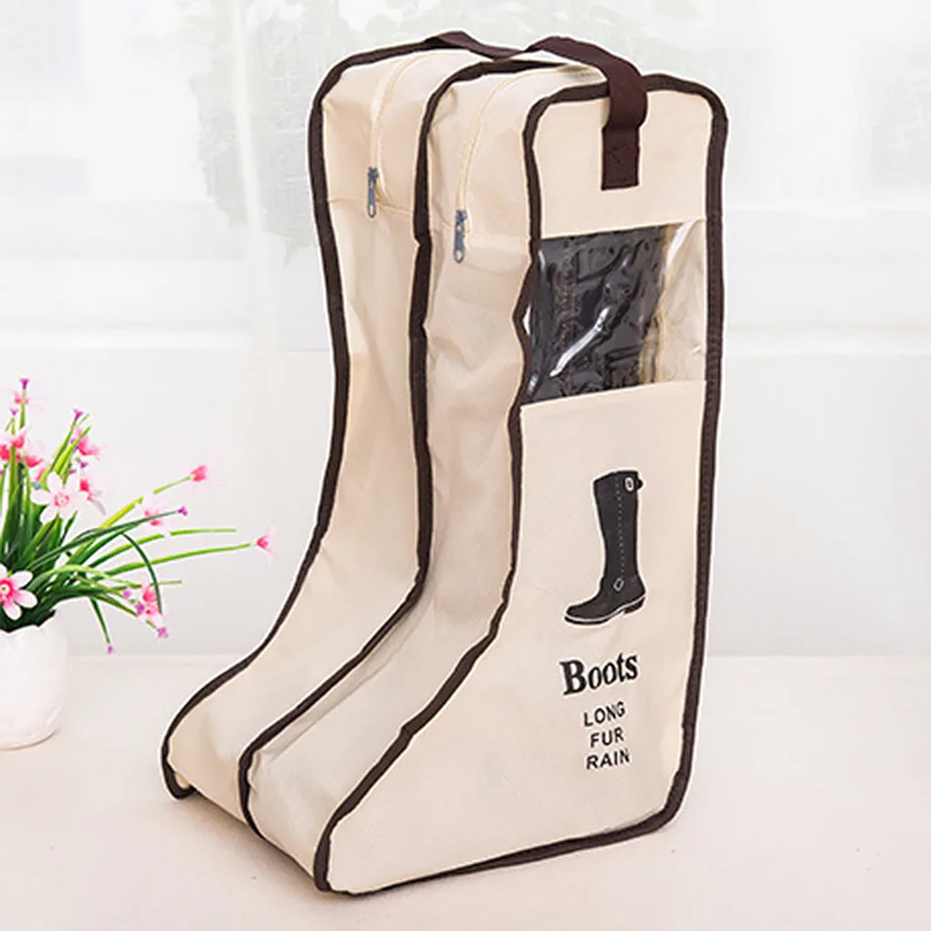 Boot Bag Shoes Zipper Storage Closet Protector Supplies Portable Pouch Travel Adults Kids Organizer Accessories