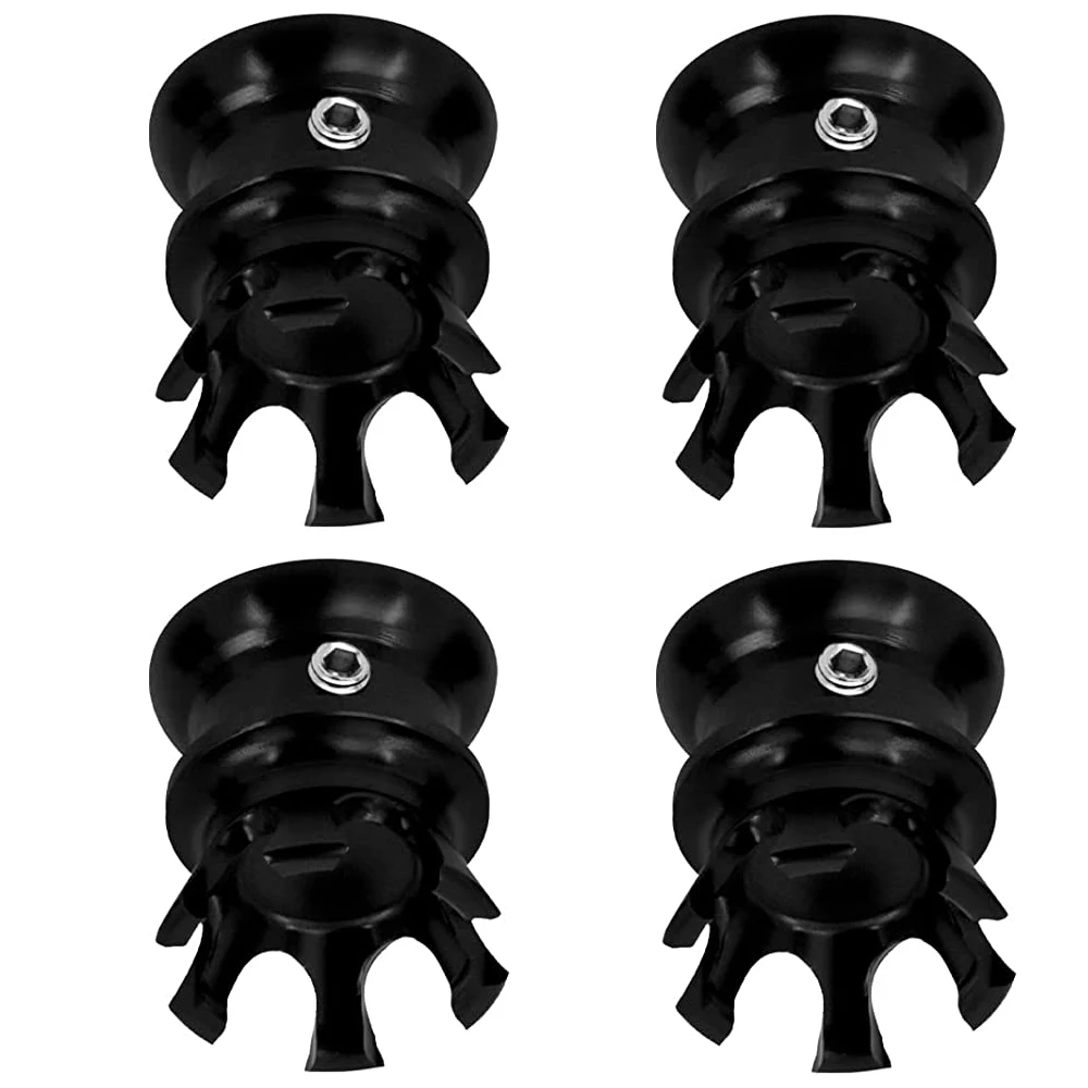 4Pcs Motorcycle Spark Plug Crown Screw Nut Head Bolt Cap Cover For Harley XL883 Softail Dyna Sportster