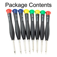 8pcs Precision Magnetic Torx Cross Screwdriver Set Repairing Tool T3 T4 T5 PH000 SL1.5 For Repairing Watches Eyeglasses