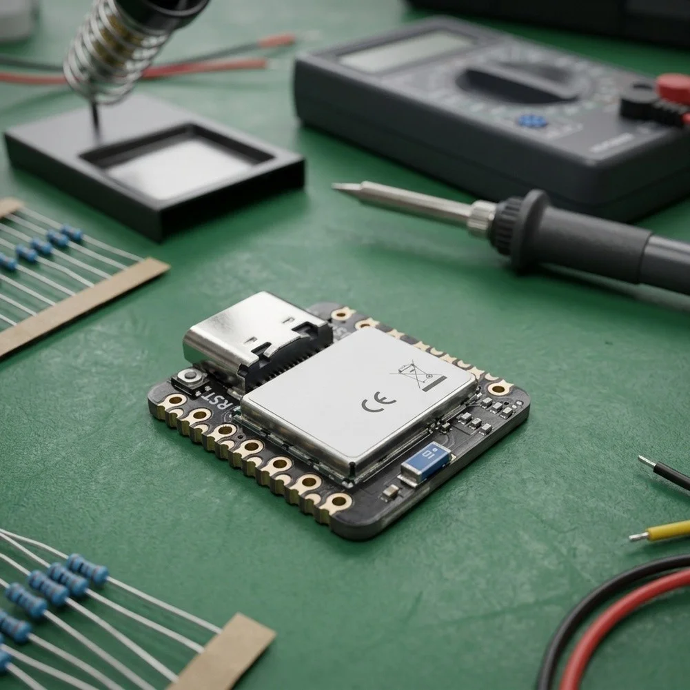 nRF52840 Plus Dev Board Featuring For BLE 5.0 NFC PDM Microphone 6-Axis IMU 9 Additional Castle Pins and Low Power Design