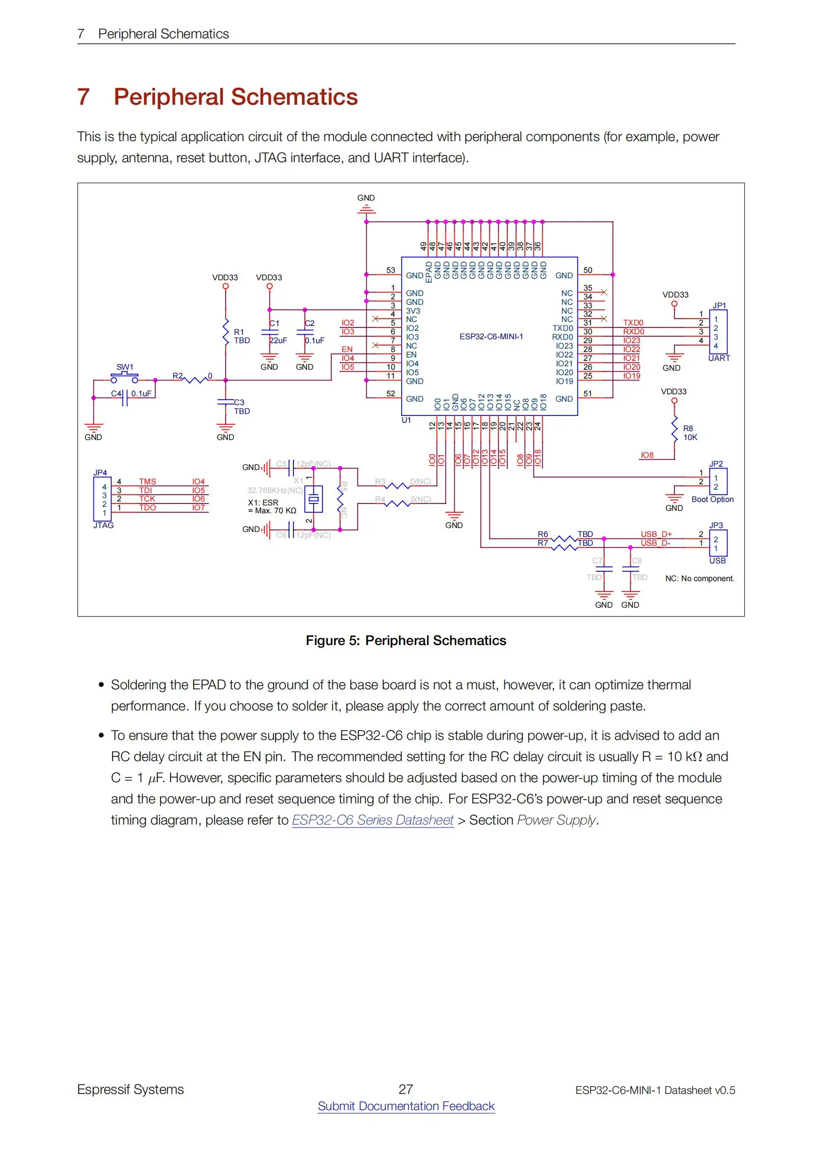 ESP32-C6-MINI-1 modul – Detail 27