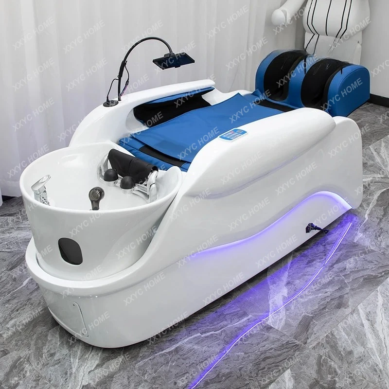 

Y Automatic electric massage shampoo bed High-end intelligent water circulation manufacturer Barber shop Body constant temperatu