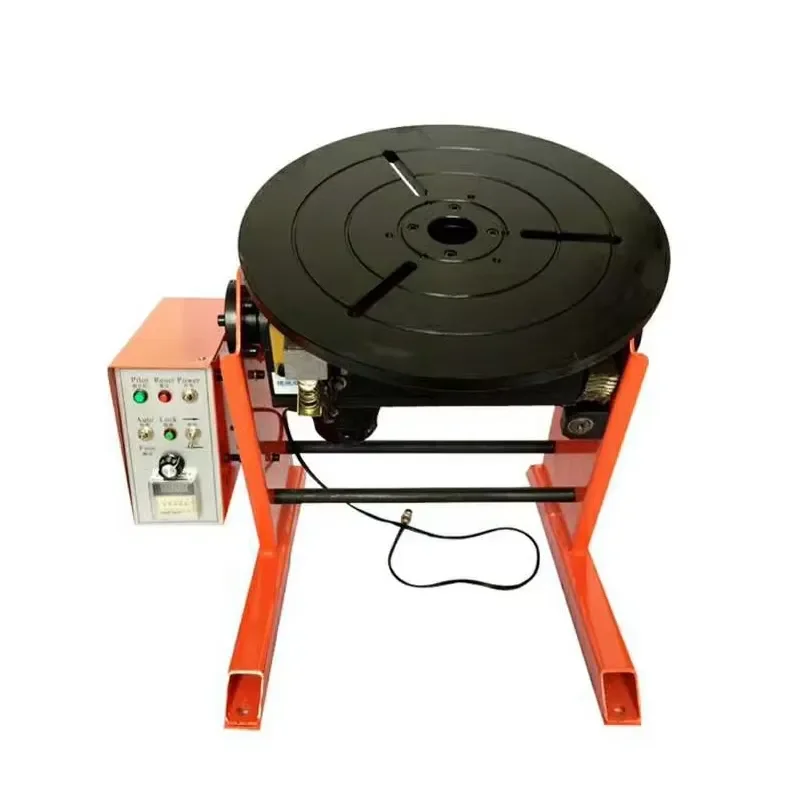 Portable Seating-type Welding Positioner Rotary Welding Table Tilting Rotating Frequency Stepless Speed Adjust 1.5 Year