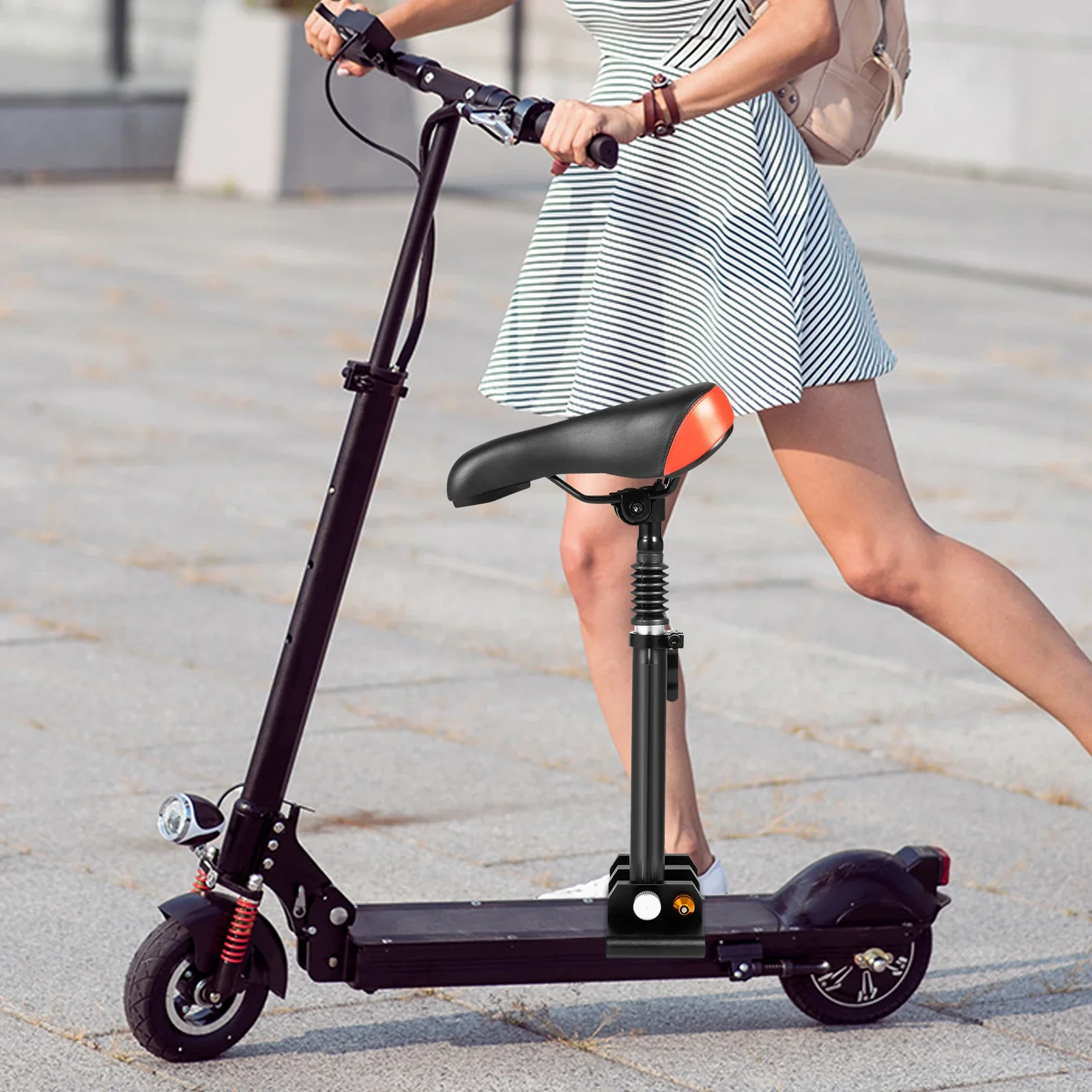 

Electric scooter seat, adjustable shock-absorbing seat, universal perforated scooter seat adapter, for Xiaomi M365 and M365 Pro