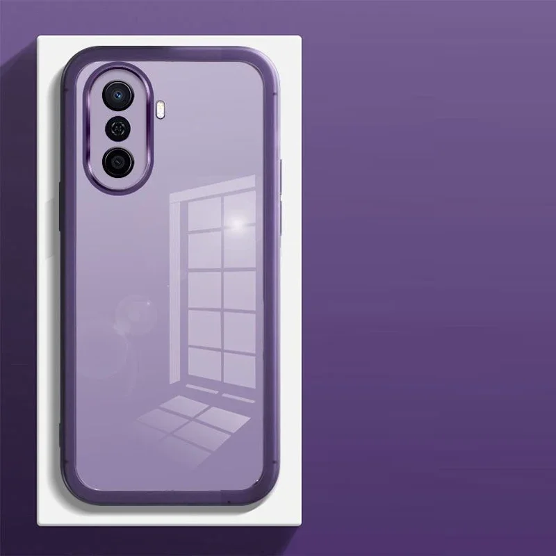 حافظة لهاتف هواوي نوفا Y71 Y70 حافظة لهاتف هواوي نوفا Y70 بلس Y 70 Y 71 غطاء خلفي شفاف لحماية الكاميرا