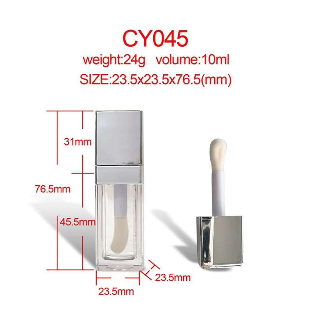 Empty Lipgloss Tube Private Label Liquid Lipstick Lip Gloss Bottle Custom Logo Wholesale