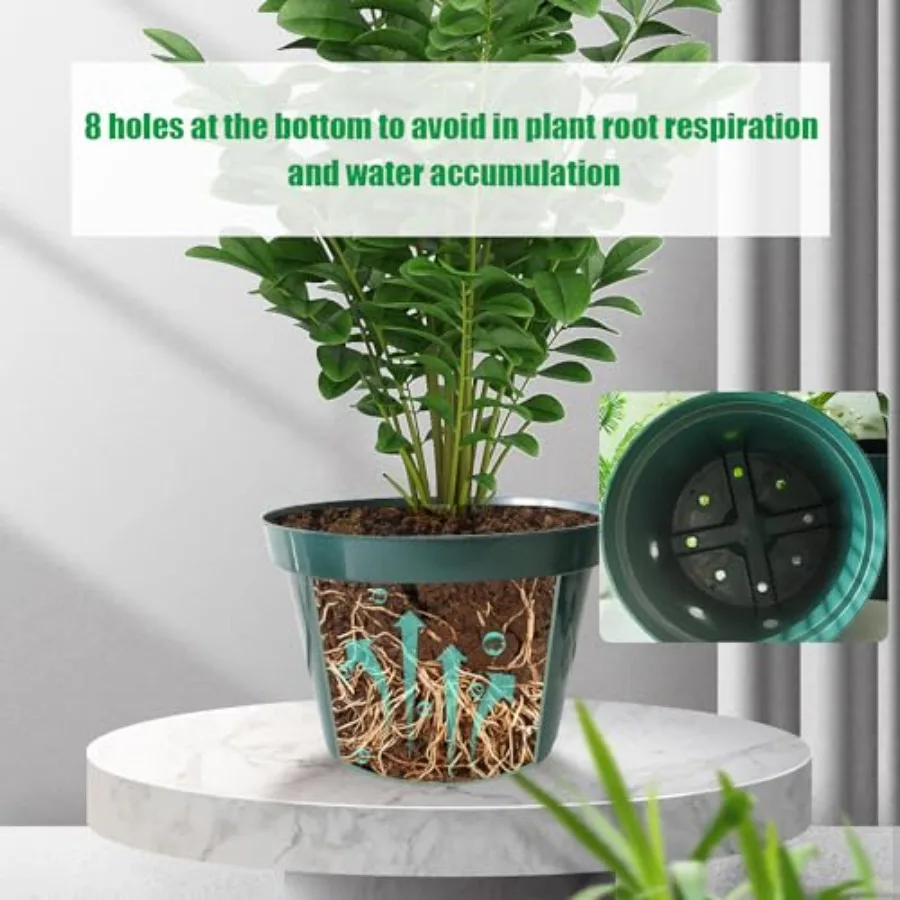 RooTrimmer 8 inches Nursery Pot Plant Grow Sturdy Flower pots in Bulk Price 20P