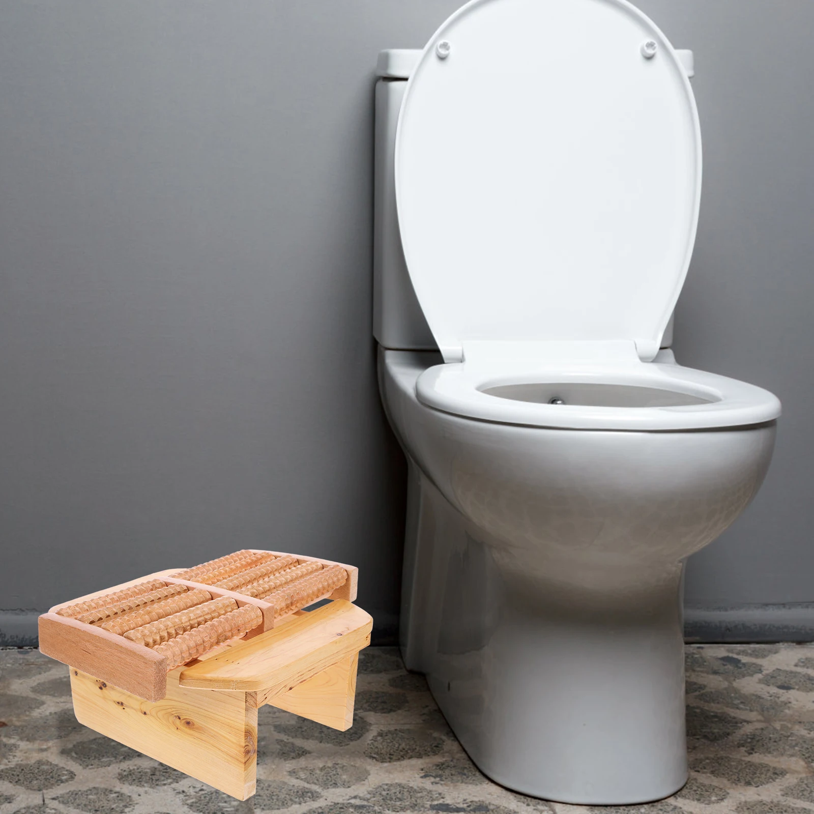 

Sauna Foot Bath Leg Rest Multipurpose Footrest Non Slip Stool Bedroom Step Stool Foot Massager Bathtub Inner Bench Wide Bathing