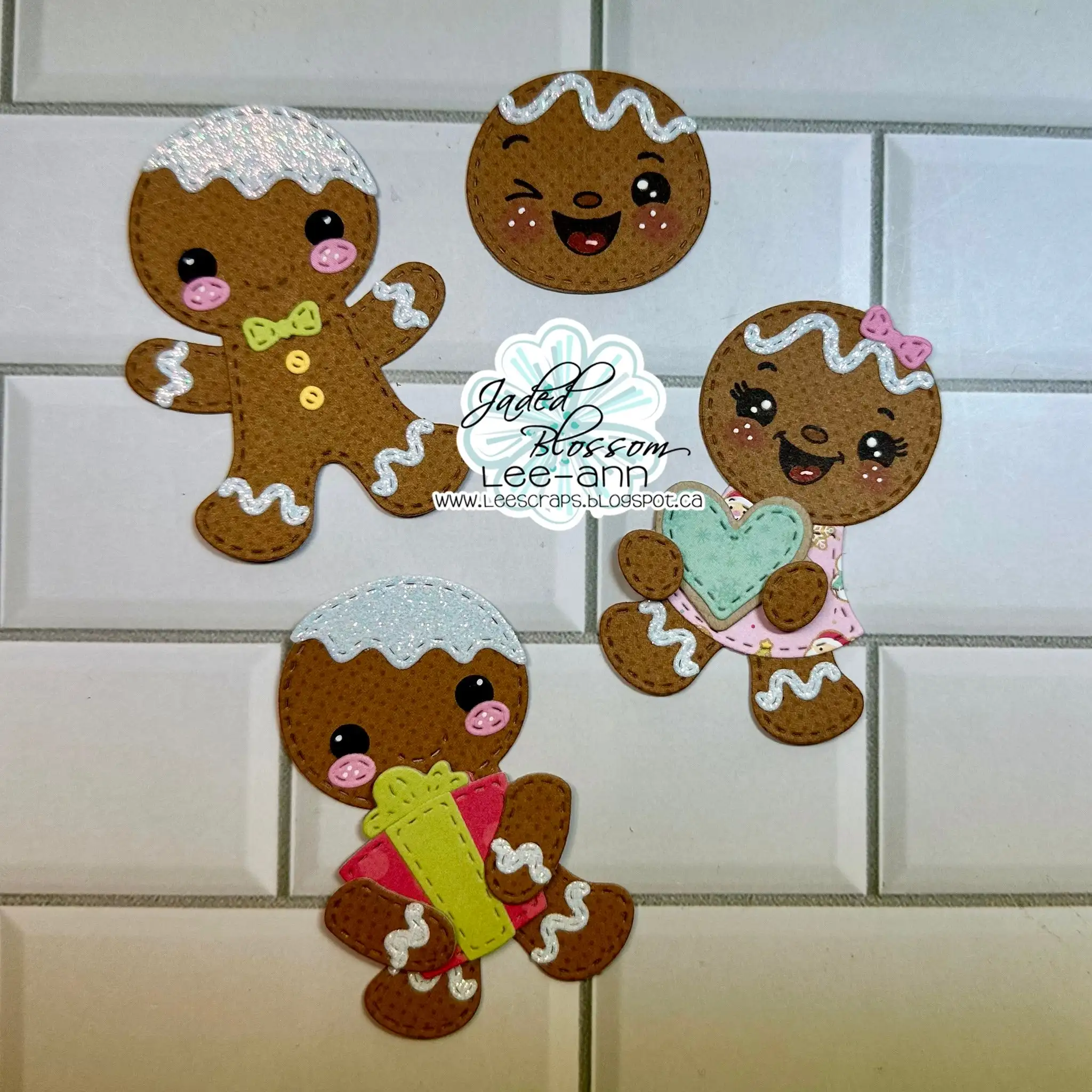 2024 Christmas Gingerbread Letter Faces Clear Stamps Metal Cutting Dies Stencil DIY Scrapbook Card Craft Template Decoration