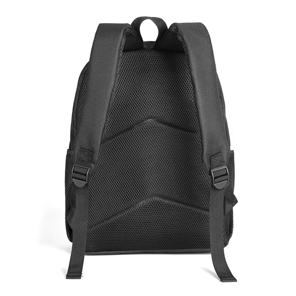 Zaino con tasca frontale quadrata modello macchinari nero e rosso per ragazzi e ragazze I migliori regali Zaini per cartoni animati 3D per bambini