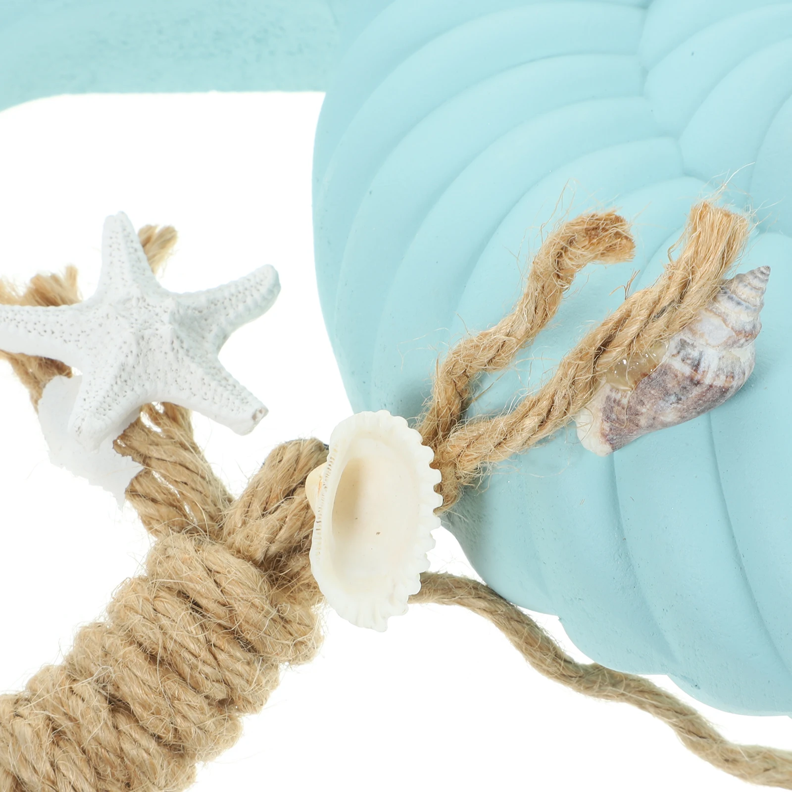 

Retro Conch Pendant Wooden Nautical Wall Hanging Decoration Mediterranean Style Home Ornament Craft Hanging for Bedroom
