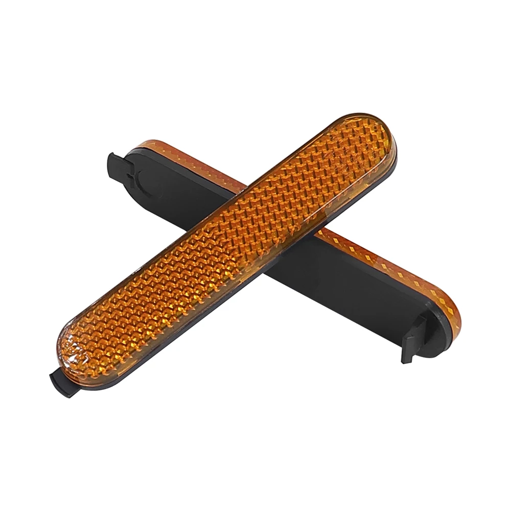 For Xiaomi Mi 4 Electric Scooter front fork side Reflective Stickers Protect Shell Rear Wheel Cover Hub Cap Reflector Parts ﻿