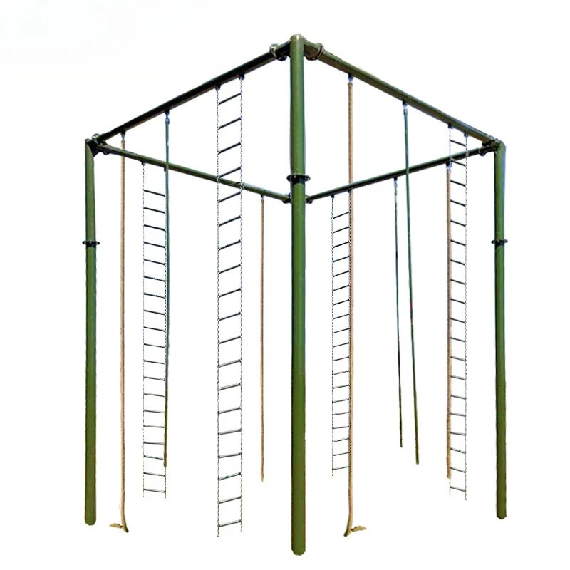 

Climbing frame Climbing rope Climbing pole Soft ladder Outdoor large physical training equipment Three-in-one frame