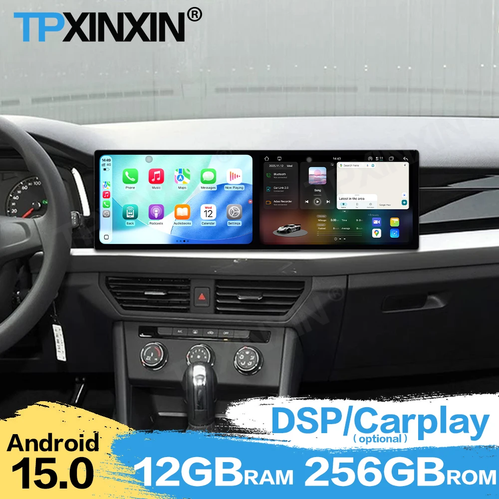 10.1 بوصة شاشة مزدوجة التفاعل أندرويد لفولكس واجن بورا 2019 ~ 2022 راديو السيارة الوسائط المتعددة نظام تحديد المواقع والملاحة HD وحدة رأس الشاشة