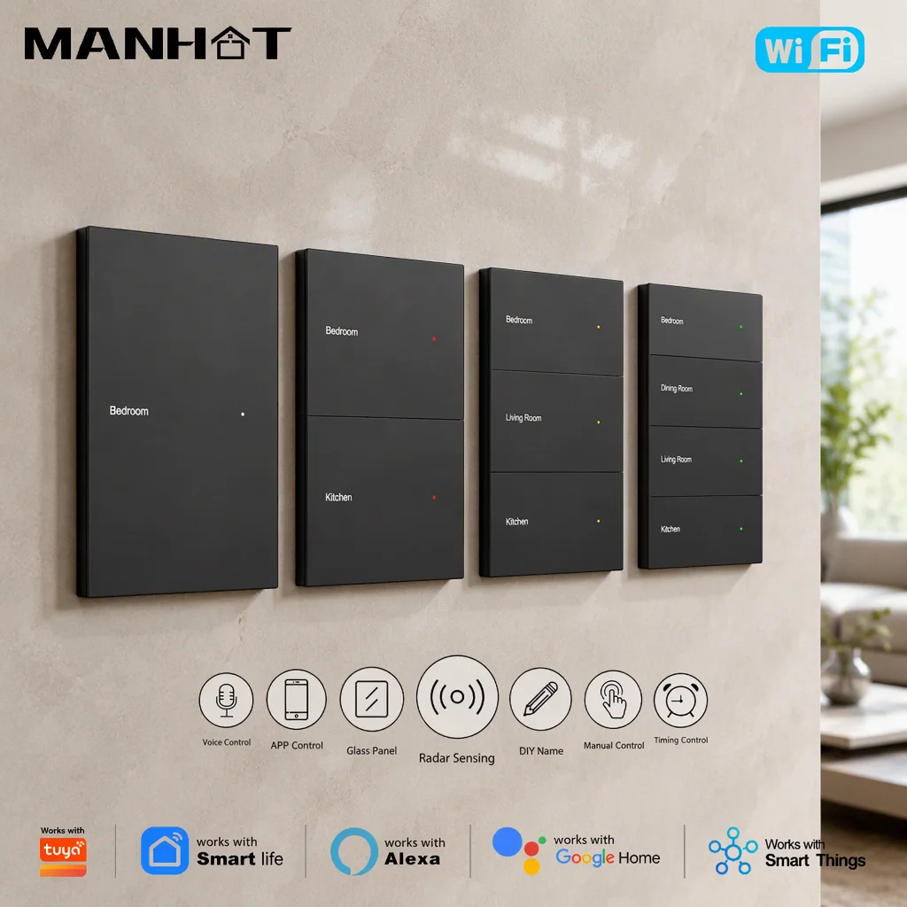 Smart Relay Tuya - MANHOT Smart Wifi DIY Name Switch