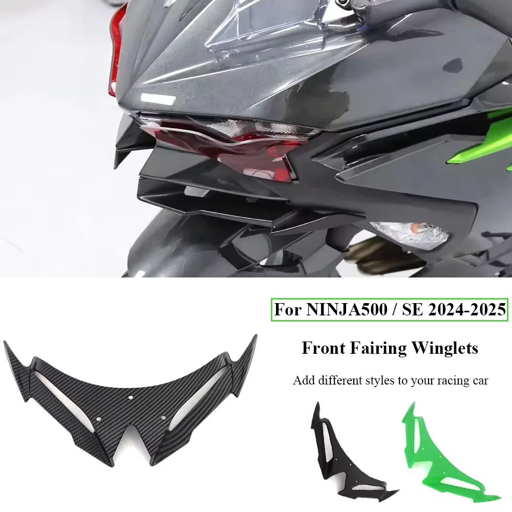 

Новый передний обтекатель мотоцикла, крылышки, аэродинамический корпус крыла, комплект защитных ограждений, подходит для NINJA 500 NINJA 500 2024-2025