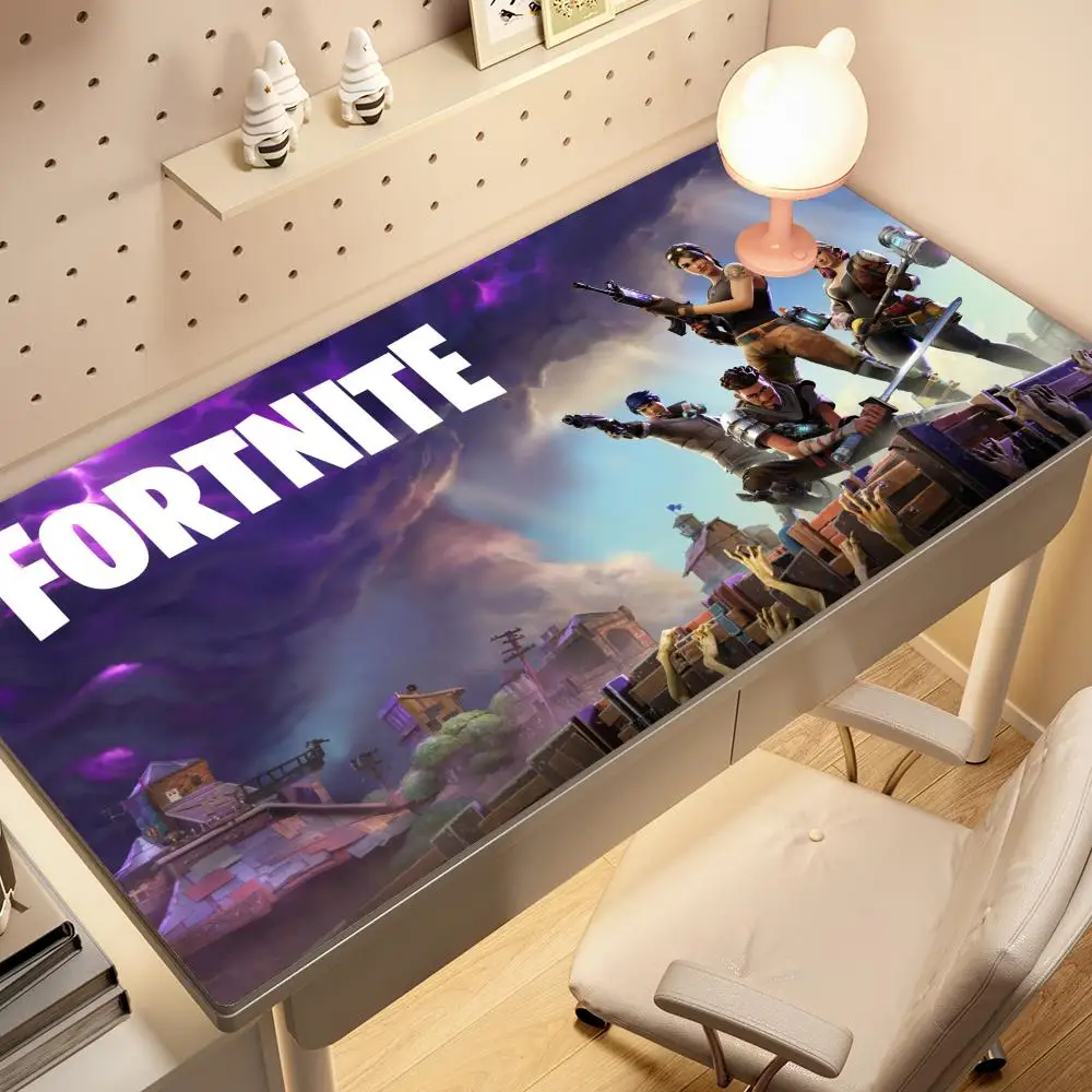 Deskmat Gaming F-Fortnite Mouse Pad Anime Mousepad Xxl Computer Accessories Desk Mat Mats Gamer Mause Office Offices Pc Desktop