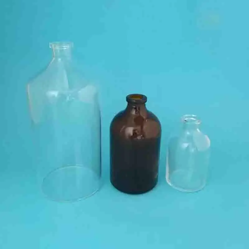 1PCS 50 100 250ml transparent brown crimp top headspace bottle crimp top anaerobic bottle sealed sampling reagent bottle