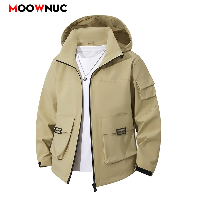 

Men's Windbreaker Jacket Streetwear Casual Coat for Camping Men Clothing Windproof Spring Autumn Hombre Outdoor Male New Coats