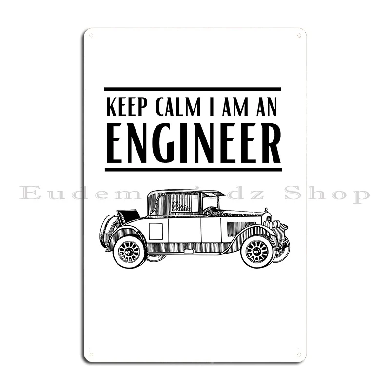 Mechanical Engineer Vintage Metal Sign Retro Cinema Custom Wall Decor Club Tin Sign Poster