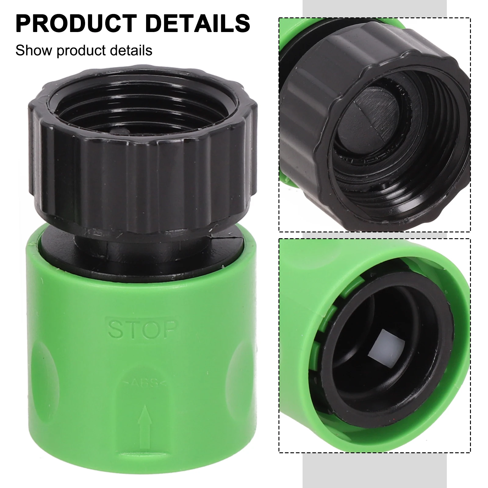 2pcs Lawn Mower Deck Wash Kit Quick Connect Deck Wash Adapter Attachment Kit Riding Lawn Mower Cleaning Accessories