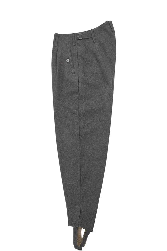 GUWB-140 WWII German Heer / Elite M42 Stone Grey Wool Trousers