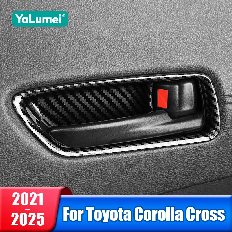 

Внутренняя дверная ручка автомобиля, накладка на рамку для Toyota Corolla Cross XG10 2021 2022 2023 2024 2025, гибридные аксессуары