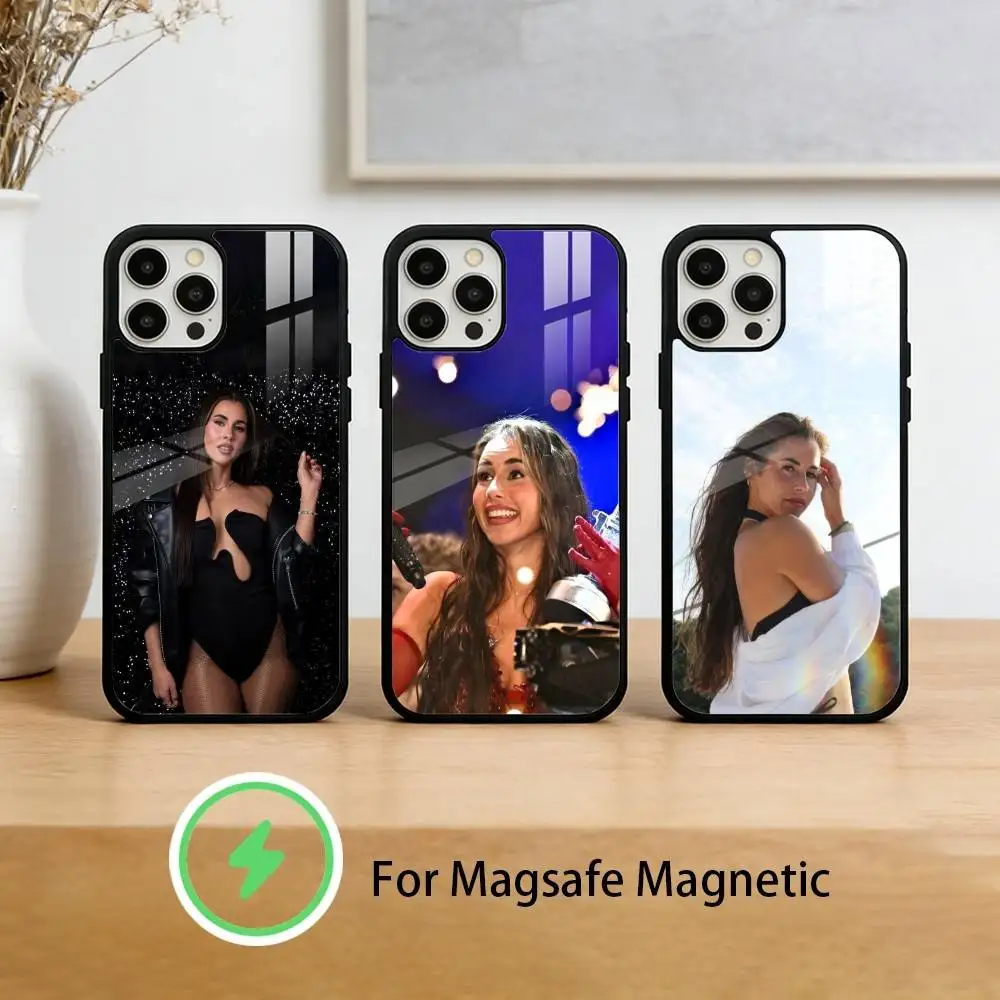 Hot S-Sarah Engels Fire Phone Case For iPhone 17/16/15/14/13/12/Plus/Pro/Max for Magnetic Wireless Charging