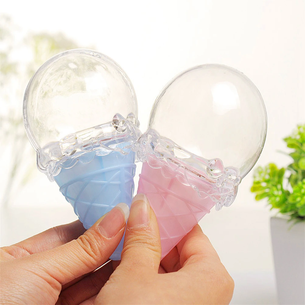 

Candy Box Ice Cream Container Party for Shaped Boxes Favor Containers Treats Storage Gift