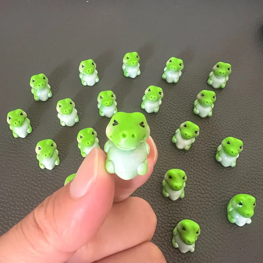 

5/10PCS Mini Cute Crocodile Ornament Fairy Garden Miniature Decoration DIY Handicraft